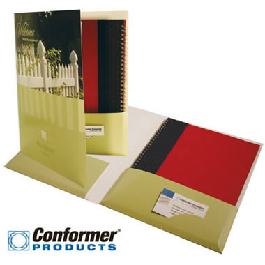 08-42-CON Conformer® Folder - Extra Document Retention - Holds up to 3/8" per Pocket