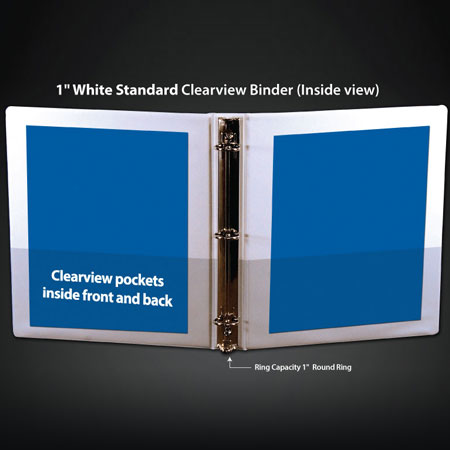 Hard Cover Presentation Binder Clear View